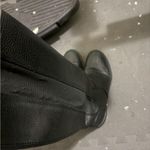 Tory Burch  Black Christy Tumbled Leather Stretch Riding Boots Photo 5