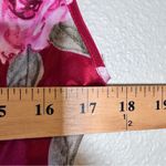 Vintage 90s California Dynasty Pink Floral Satin Slip Dress Womens M Ribbon Size M Photo 4