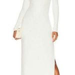 Leah Midi Dress in Off White Size XS Photo 0