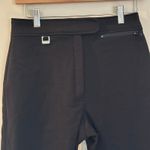 Black Fera Ski Pants sz 10 Long Tailored Stirrup Insulated Ski Pants Wool Blend Photo 1