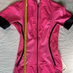 Lululemon  Paceline Jersey Size 4 Pinkelicious Cycling Short Sleeve NWT Photo 2