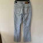 American Eagle AE77 The Boot Jeans Light Wash Distressed Women's Size 27 Bootcut Cotton Denim Photo 2