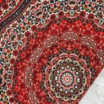 Abercrombie & Fitch Red Mandala Bohemian Mini Circle Skirt Photo 1