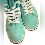 Vans  Filmore Hi Tapere Platform in Aqua Sky Canvas sz 7 Sk8 sneaker lace up shoe Photo 9