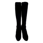 LK Bennett Black ‘Slyvie’ Stretch Suede Knee High Heeled Boots, Size 39 Photo 3