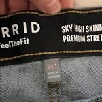 Torrid Women's Blue Sky High Skinny Premium Stretch Jeans Size 24T Photo 6