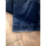Y2K Denim Jeans Dark Wash Flared Sailor Style Pockets Size Waist 32 Low Rise Fit Blue Photo 4