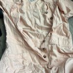 Madewell  Top-Stitched Coverall Jumpsuit in Bashful Blush Pink Size 2 Photo 11