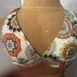 Pool Party Halter Bikini S Swim Casual 70s Look Dopamine Boho Festival Hippie White Photo 0