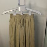 American Eagle green wide leg pants size small Photo 1