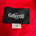 Collectif x ModCloth Candice London Border Print Fit and Flare Retro Dress Small Red Photo 7