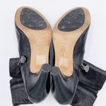 Taryn Rose Taryn by  Black Textured Patent Leather Heeled Ankle Boots US Size 8 Photo 6