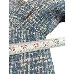 Talbots Women’s 14 Blue Tweed Button Up Blazer Jacket Lined Gold Buttons Bouclé Photo 10