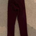 Lululemon Burgundy Leggings Photo 1
