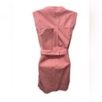 Faherty  Women's Pink Avalon Dress Sz XXS Belted Sleeveless Pockets Stretch Photo 6