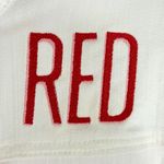 Kut From The Kloth Taylor Swift Denim Vest Custom Embroidered Red Small 1333 Photo 4