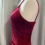 Wine Red Velvet Dress Size XS Photo 9