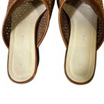 Chinese Laundry Woven Mule Clog Heels Womens 8.5 Brown Slip On Coastal Boho Photo 4