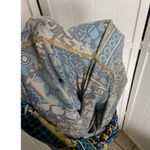 LuLaRoe Womens Leggings Sz TC Blue Yellow Black White Art Deco 12 14 16 18 Photo 5