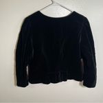 Vintage Tostmann Velvet Top Long Sleeve Pearl Buttons 42 Black Size undefined Photo 6