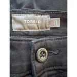 Torrid Women's Size 14 Black Wide Leg Crop Pants Casual Photo 3