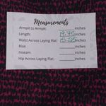 Halogen Womens Pencil Skirt Magenta Black Printed Knee Length Back Slit Zipper 8 Photo 7