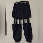 Hot Topic  small black joggers with detachable thigh garters half o-ring hardware Photo 1