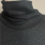 Chelsea and Violet  black shimmer turtleneck top Photo 4