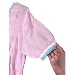 Vintage Isle Of Cotton Light Pink Seashell Beach Theme Sweater Size XL Photo 1