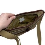 Liz Claiborne Vintage 90ās Beige & Brown Rattan Crossbody Bag Purse Shoulder Bag Photo 8