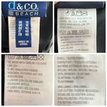 D & Co. Women's Beach Ruched Waist Black Swimsuit Dress Adjustable Size 12 Photo 9