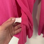 J.Crew Barbie Pink 100% Merino Wool Cardigan Sweater Size XL 2365 Photo 2