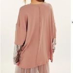 Free People #74 NWT  Nellie Sequin Twofer in Pale Mauve Combo Photo 1