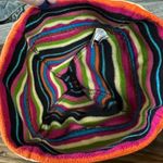 None Rainbow striped fleece hat with pom pom Photo 1
