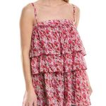 Free People NEW  One Women's Talia Tunic / Dress Pink Combo Size Medium Photo 2