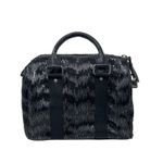 Miss Me  Y2K Black Silver Handbag Shiny Bowler Saddle Lock Key Charms GUC 2000s Photo 1