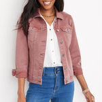 Maurice's  Pink Denim Jacket Photo 0
