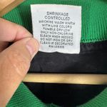 Lee Vintage  Heavyweight Cotton Polo Shirt Fall Leaf Print Green Collar L Photo 2