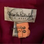 Diane Von Furstenberg  Pink 100% Silk Quilted Light Jacket Pockets Coat M Medium Photo 6