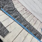 Under Armour ‎ HeatGear Compression Leggings Black White Stripe Pattern M Photo 7