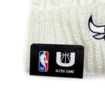 Nba Chicago Bulls Basketball Cable Knit Winter Hat Beanie Faux Fur  Womens Gift Photo 1