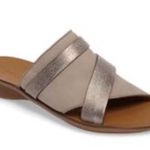 Paul Green  Bayside Leather Sandal Size 6 Tan Gray Photo 2