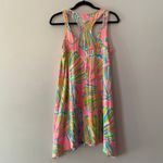 Lilly Pulitzer Pink Colorful Shell Cotton Sleeveless Mini Dress Preppy Small Photo 6