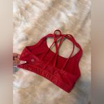 Lululemon Athletica Vibrant Red Sports Bra Photo 4