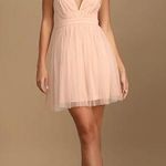 Lulus Blush Pink Tulle V Photo 0