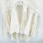 Betsy and Adam Womens Vintage 90s Ivory Lace Bridal Prom Formal Dress Size 16 Photo 5