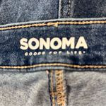 Sonoma Curvy Straight Jeans Stretch Mid Rise Faded Blue 18S Size 18P Photo 2