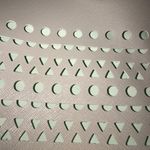 Bath & Body Works Laser cut gray bag w/teal accents & mini BNWT Photo 3