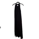Badgley Mischka Elegant Black Bow Maxi Dress Photo 3
