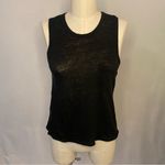 Rag and Bone Black Linen The Deal Tank Sleeveless Top Shirt XS Photo 2